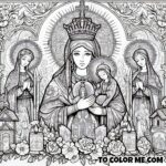 Coloring with Our Lady of Good Counsel: A Spiritual Journey
