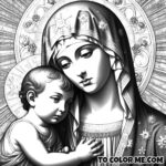 Colorful Devotion: Our Lady of Good Counsel’s Artistic Sheet