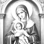 Sacred Silhouettes: Our Lady of Good Counsel’s Coloring Peace