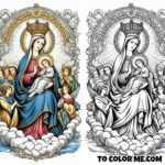 Sacred Shades: A Coloring Tribute to Our Lady of Good Counsel