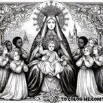 Our Lady of Good Counsel: Serene Coloring Pages