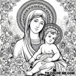 Counsel in Chromatics: Our Lady’s Coloring Sheet