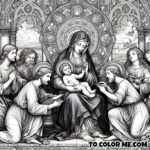 The Art of Devotion: Coloring Our Lady of Good Counsel
