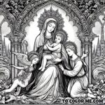Our Lady of Good Counsel: Divine Coloring Experience