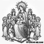 Sketching Sanctity: Our Lady of Good Counsel’s Peaceful Colors