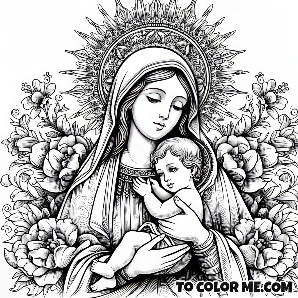 Counsel in Creativity: Our Lady’s Coloring Inspiration