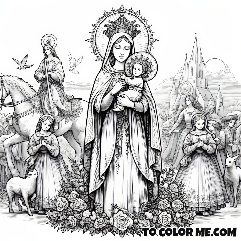 Mary’s Palette: The Good Counsel Coloring Experience