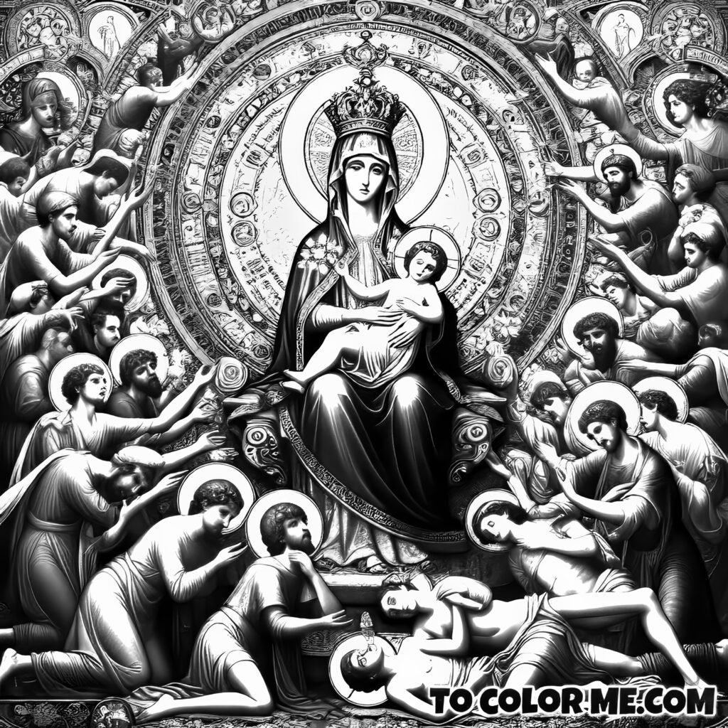 Sacred Lines: Our Lady of Good Counsel’s Coloring Path
