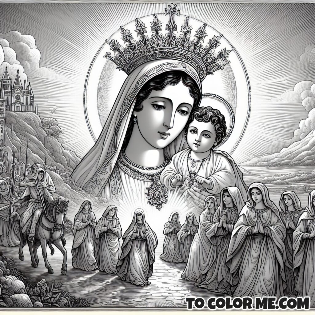 Coloring the Counselor: Our Lady of Good Counsel