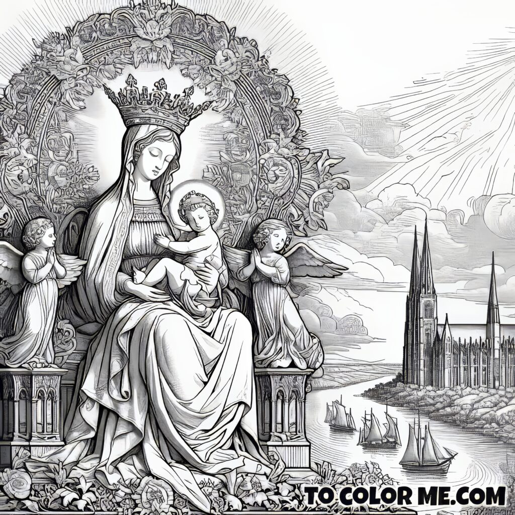Inspiring Tints: Our Lady of Good Counsel’s Coloring Harmony