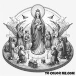 Divine Colors, Sacred Lines: The Good Counsel Coloring