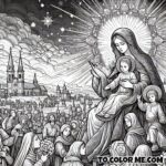Artistic Grace: Coloring Our Lady of Good Counsel