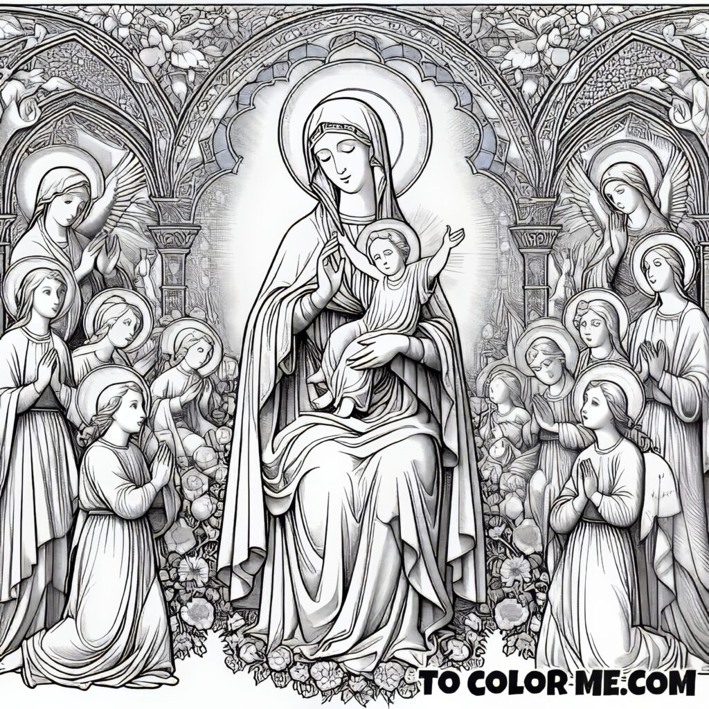 Colors of Devotion: Our Lady of Good Counsel’s Peaceful Art
