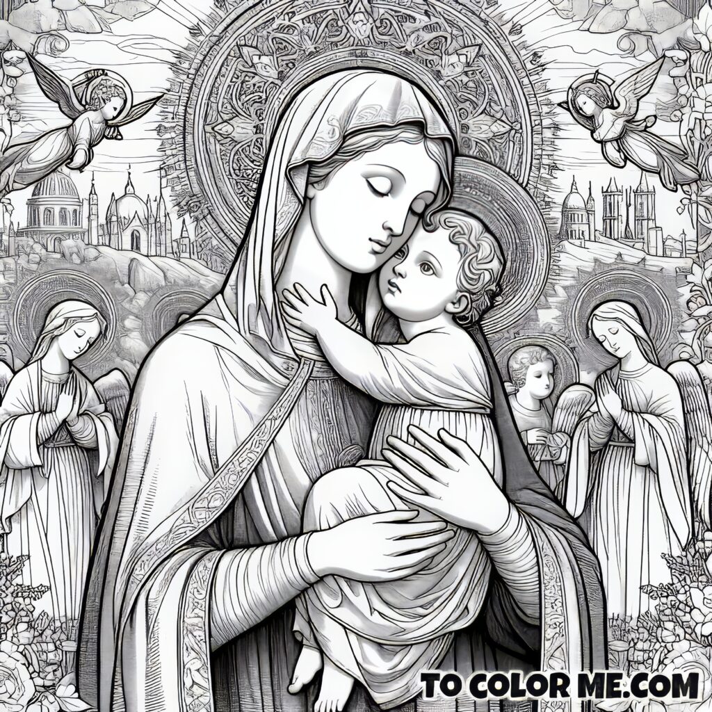 Coloring Mary’s Counsel: A Spiritual Art Experience