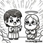 Peter’s Bold Proclamation - Acts 4:8-12 Inspired Coloring Pages