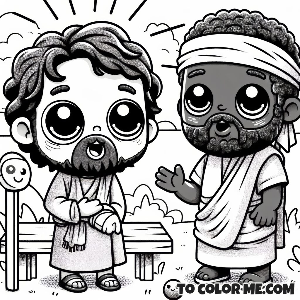 Faith’s Healing Power - A Coloring Book Journey (Acts 4:8-12)