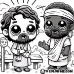 Faith’s Healing Power - A Coloring Book Journey (Acts 4:8-12)