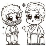 Standing Healed - Acts 4:8-12 Coloring Pages