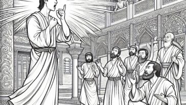 Peter’s Testimony of Faith - A Coloring Book Story (Acts 4:8-12)