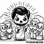 The Name Above All - A Coloring Tribute (Acts 4:8-12)