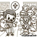 Boldness Before Rulers - Acts 4:8-12 Coloring Experience