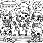 The Testimony of Healing - A Coloring Reflection (Acts 4:8-12)