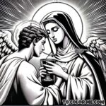 Coloring the Divine: Saint Agnes’s Communion with an Angel