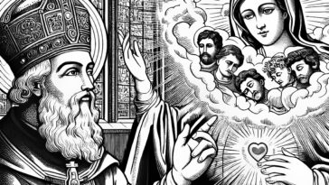 Doctor of the Church: Saint Anselm’s Quest for Divine Truth - Coloring Pages