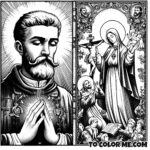 The Revelations of Saint Anselm - Coloring the Mysteries of Christ