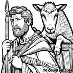 Saint Leo’s Feast: A Papal Coloring Tale