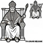 Pope Leo’s Sicilian Quest: A Coloring Adventure