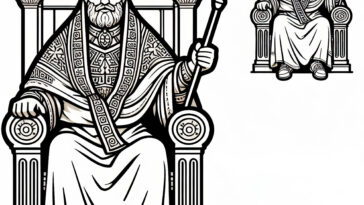 Pope Leo’s Sicilian Quest: A Coloring Adventure