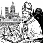 Papal Crown: Saint Leo’s Coloring Glory