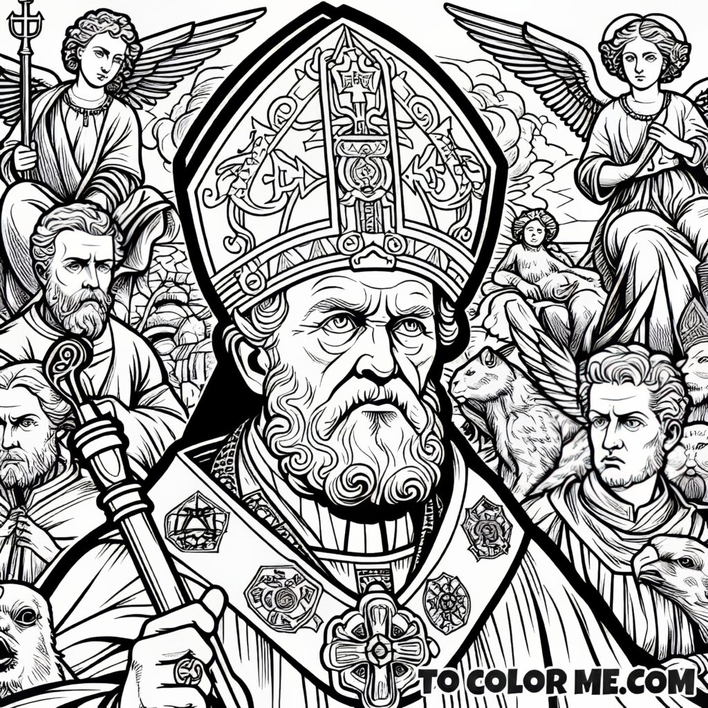 Saint Leo’s Papacy: A Coloring Chronicle