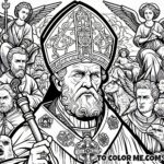 Saint Leo’s Papacy: A Coloring Chronicle