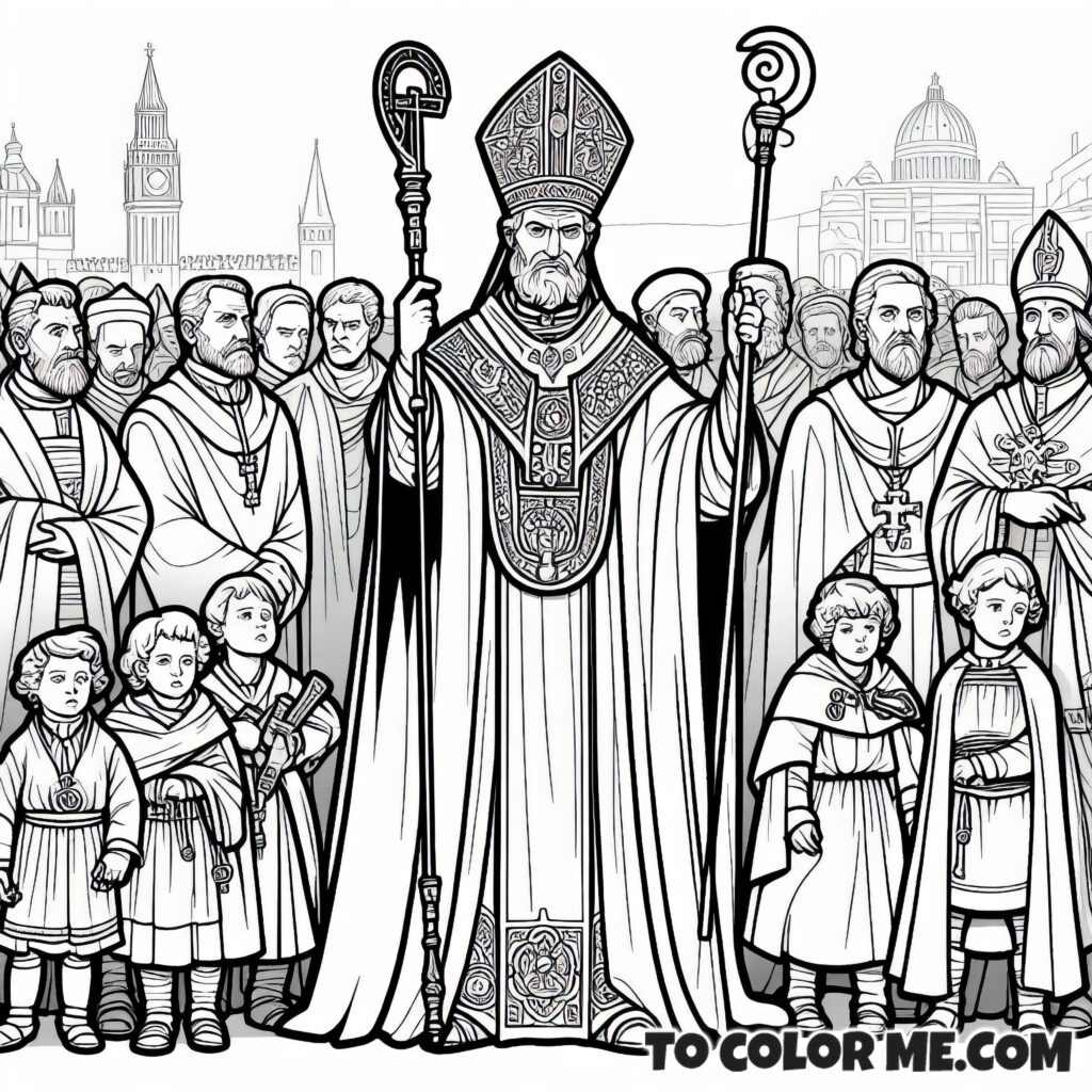 Pope Leo’s Election: A Historic Coloring Page