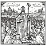 Saint Leo’s Papal Journey: Color & Explore