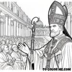 Leo IX’s Holy Mission: A Coloring Quest