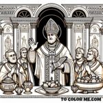 Pope Leo’s Toul Bishopric: A Coloring Page