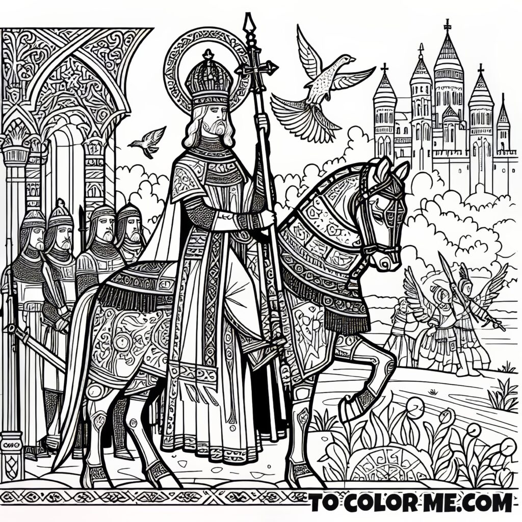Saint Leo IX: Color the Eastern Schism