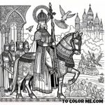 Saint Leo IX: Color the Eastern Schism