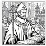 Bishop of Toul: Saint Leo’s Coloring Journey
