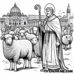 Saint Leo’s Rome: A Coloring Page of History