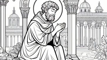 The Courageous Priest: Saint Perfectus Coloring Page