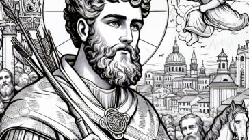 Brave Saint Perfectus: The Martyr of Córdoba Coloring Pages