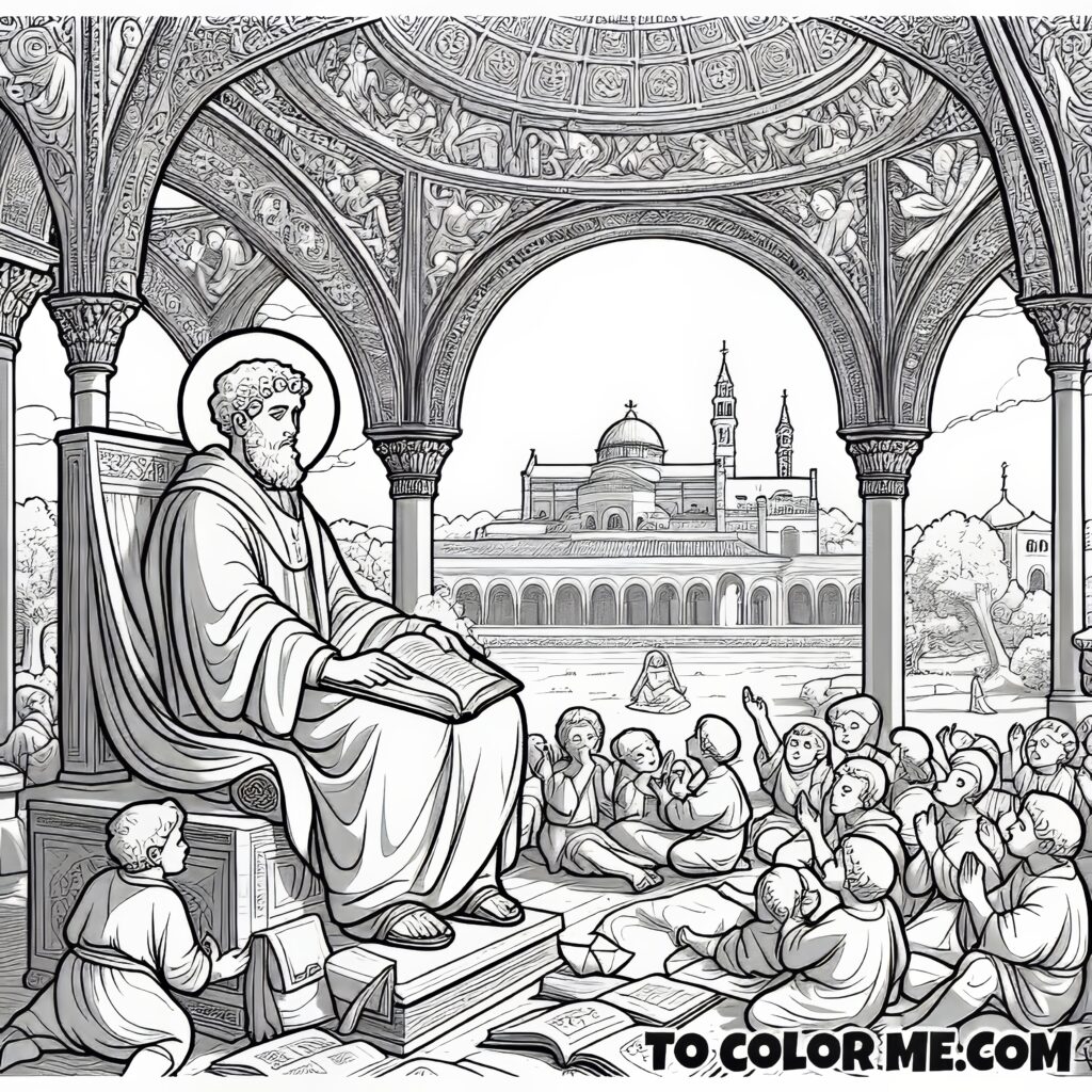 Basilica Bliss: A Child’s Coloring Book of Santo Perfecto’s Peaceful Life