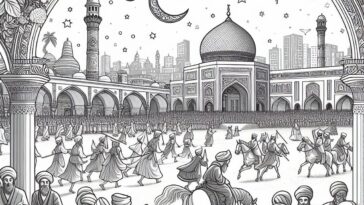 Sacred Lines: Mar Shimun’s Stand Against Persecution Coloring Book