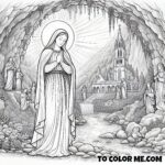 Color the Saint: Bernadette Soubirous and Her Heavenly Visions