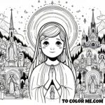Lourdes in Colors: St. Bernadette’s Story for Young Artist