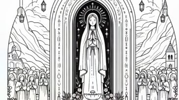 Bernadette’s Miraculous World: Kids’ Coloring Pages